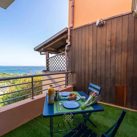 Apartment Blueskyline- Vista Mare, Doccia Idromassaggio, Ac Portisco