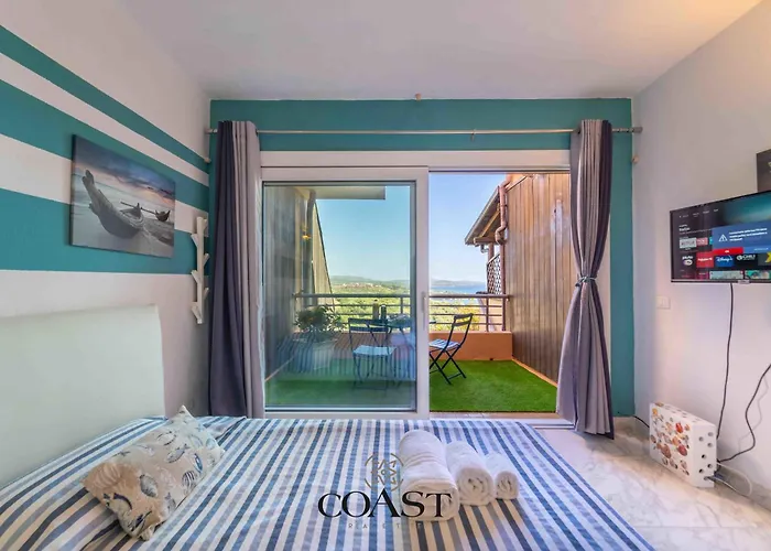 Blueskyline- Vista Mare, Doccia Idromassaggio, A/c 公寓