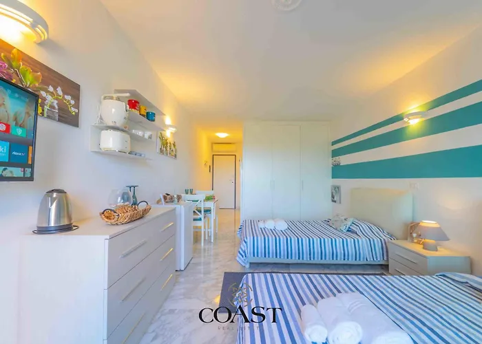 Blueskyline- Vista Mare, Doccia Idromassaggio, A/c 公寓